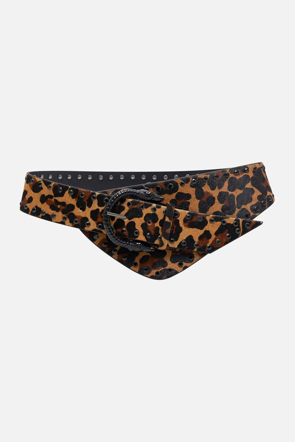 ASYMMETRIC BELT LEOPARD PRINT