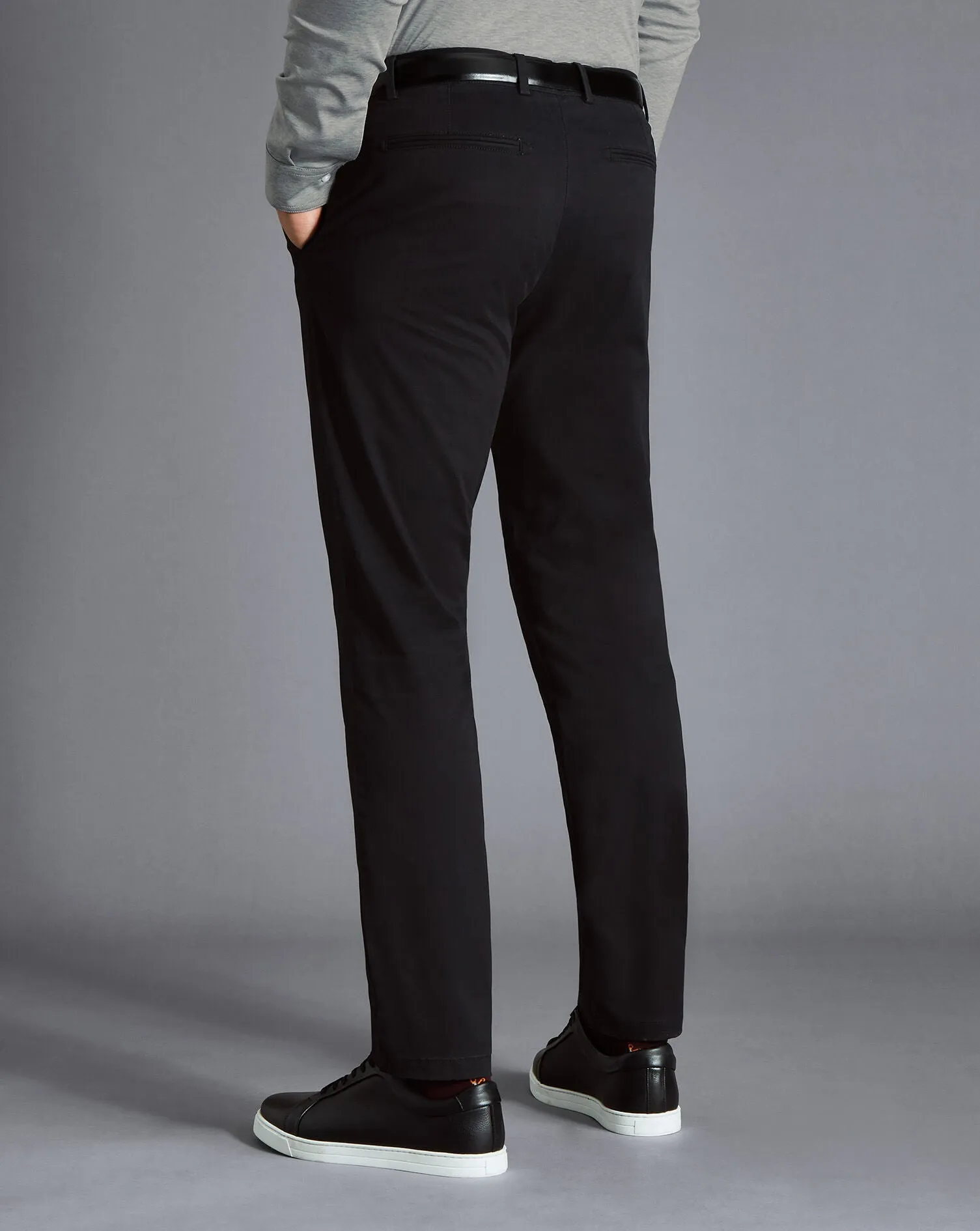 Black Slim Fit Lightweight Trouser