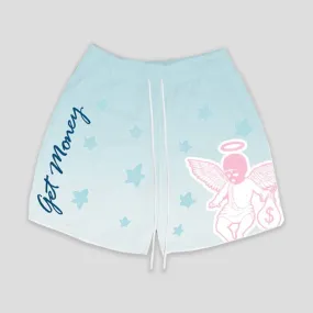 Blue Star Sky Shorts White