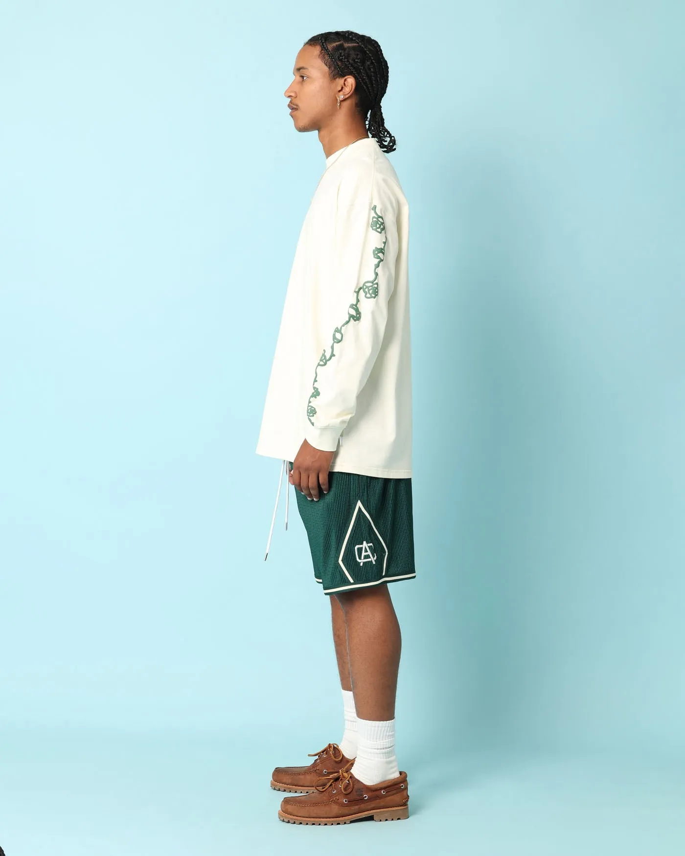 Carré Fold Ball Shorts Green