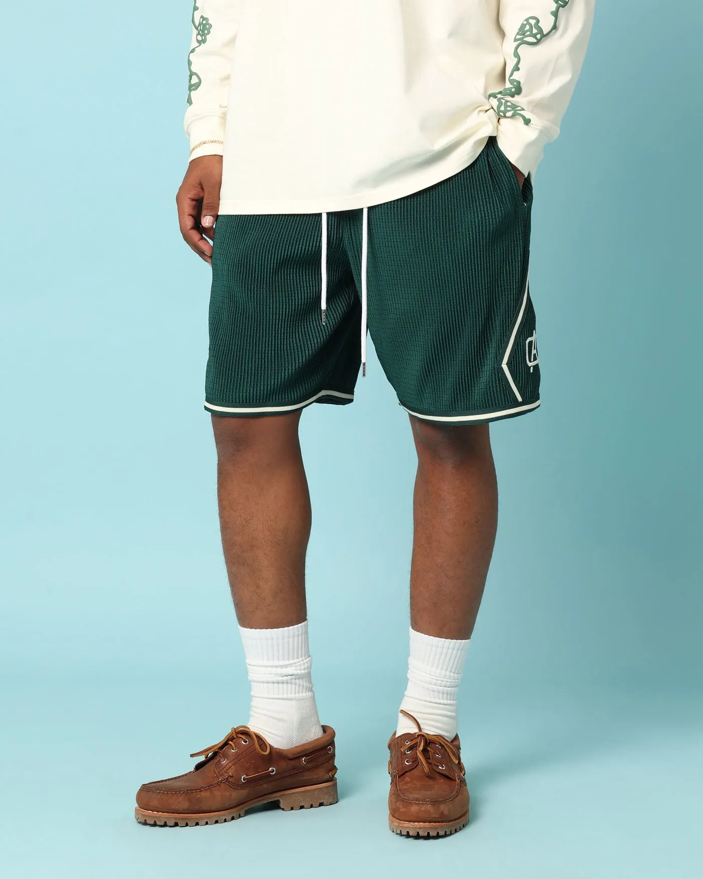 Carré Fold Ball Shorts Green