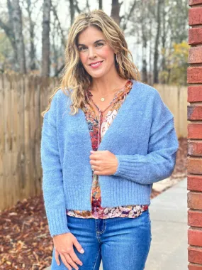 Chill Chic Cardigan - Blue