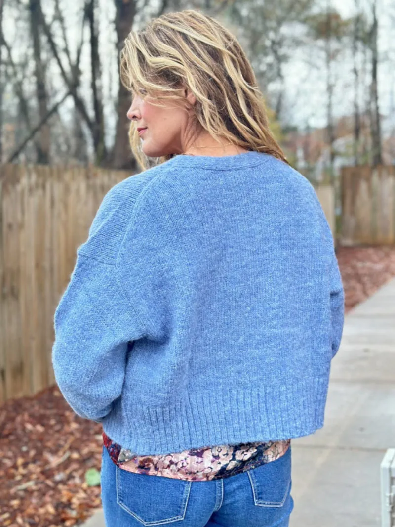 Chill Chic Cardigan - Blue