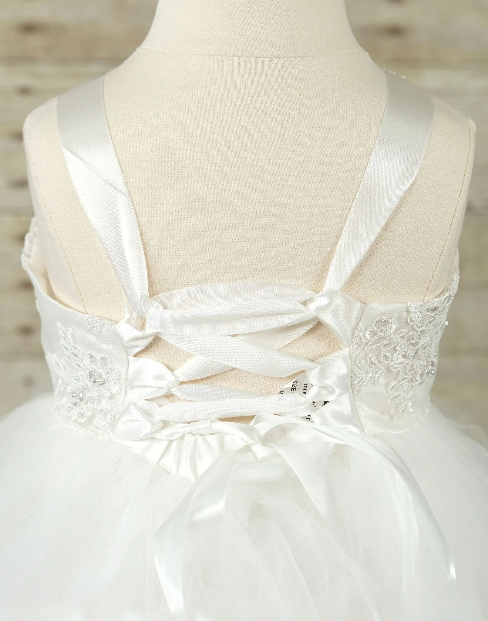 Cinderella White Embellished Tutu Dress - White