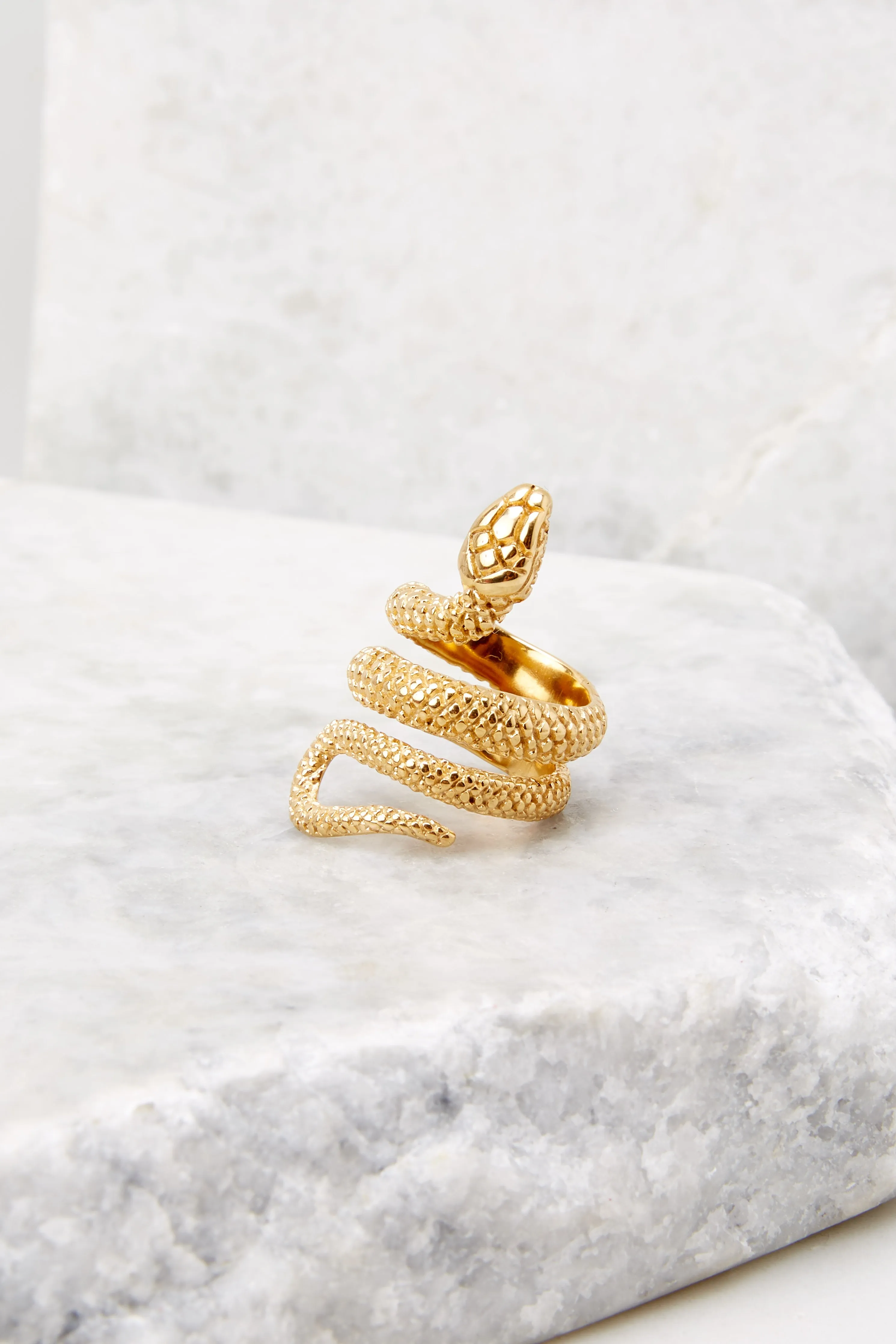 Cleo Gold Snake Ring