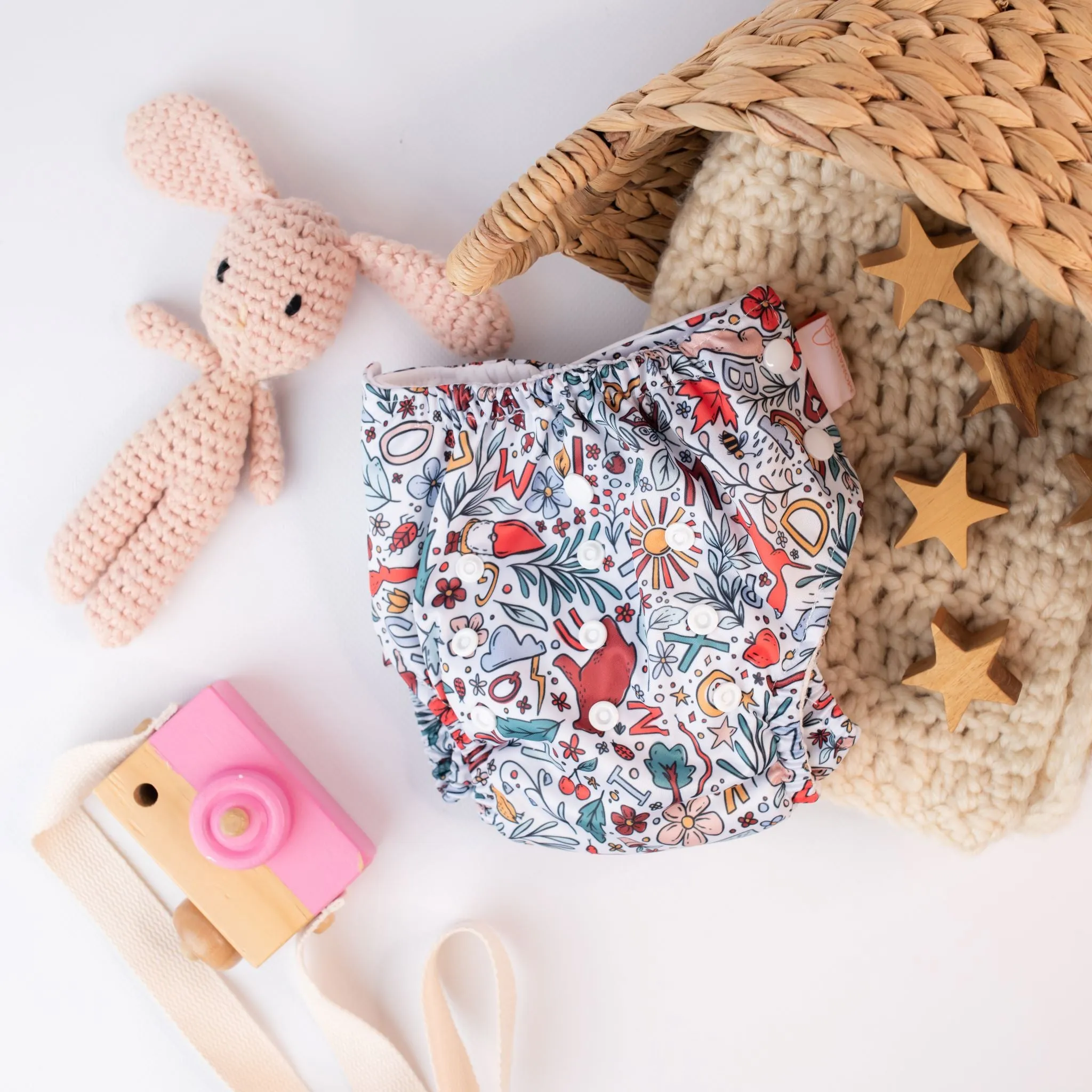 Cloth Pull-Up Nappy V2.0 | Woodland Alphabet