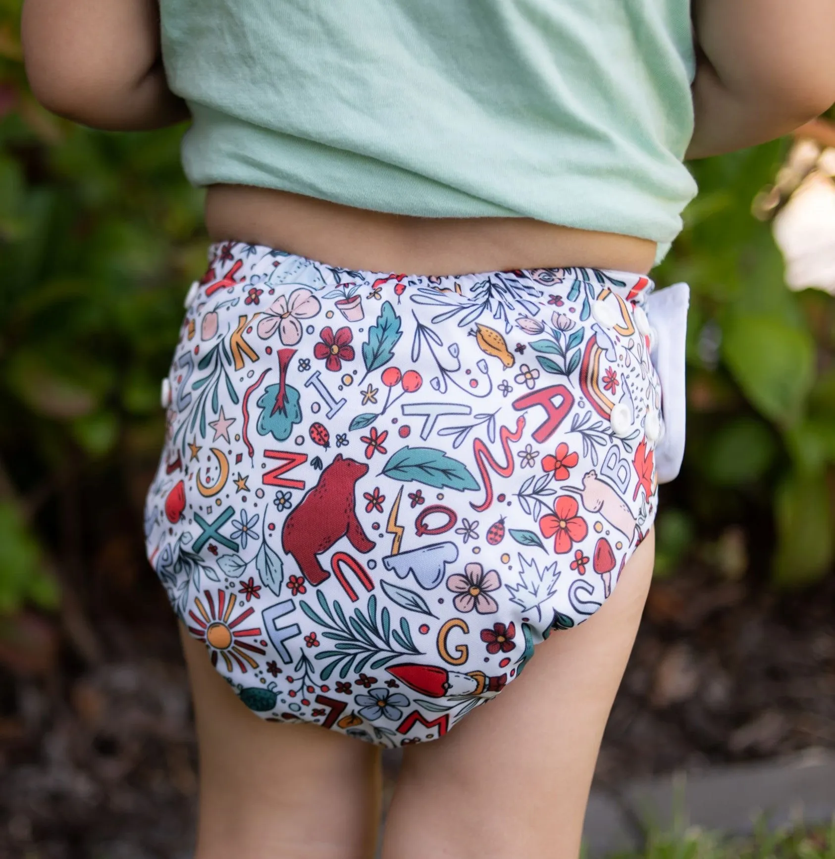 Cloth Pull-Up Nappy V2.0 | Woodland Alphabet