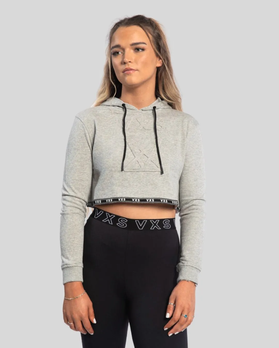 CROP Hoodie [Grey]