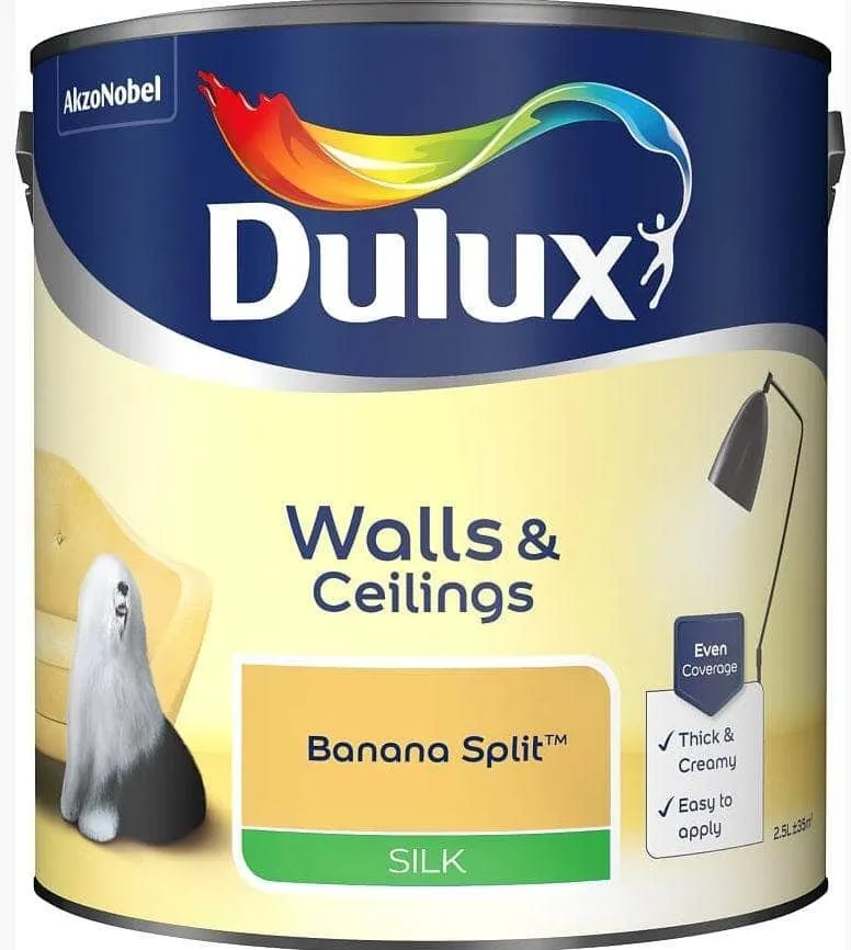 Dulux Silk Emulsion 2.5L - Banana Split