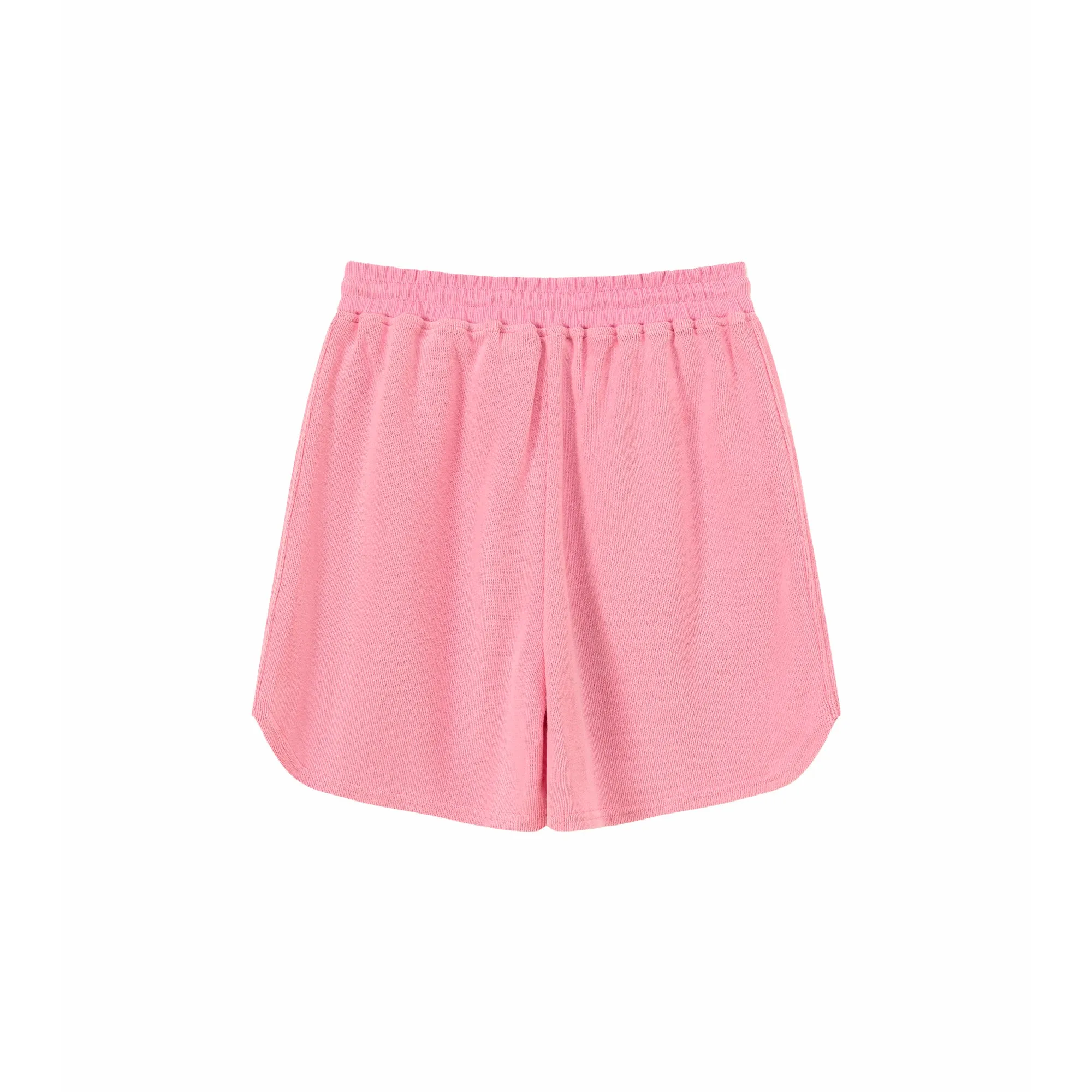 Elastic Waist Drawstring Sporty Shorts