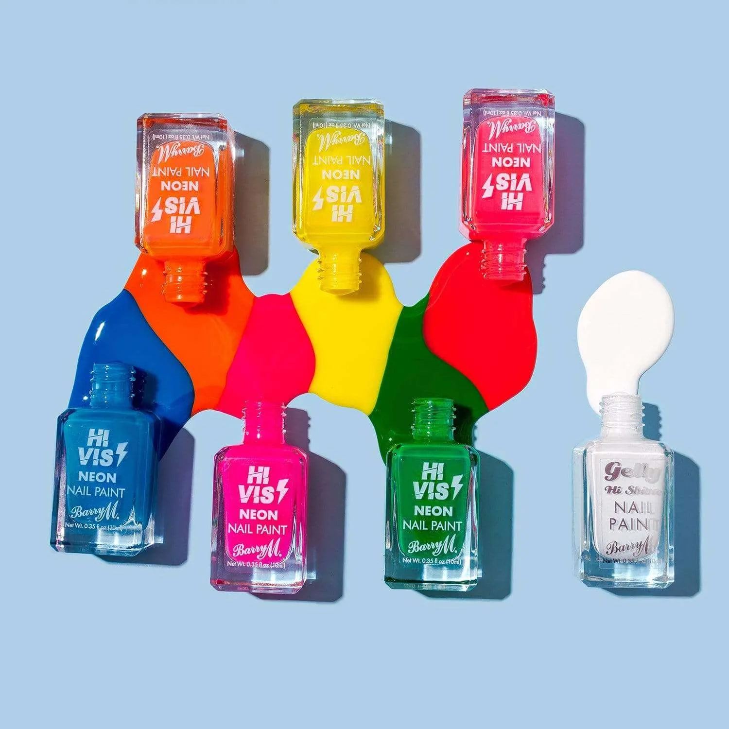 Hi Vis Neon Nail Paint | Blue Shock