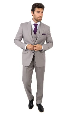 LAWTON TAN TAILORED FIT 3 PC SUIT