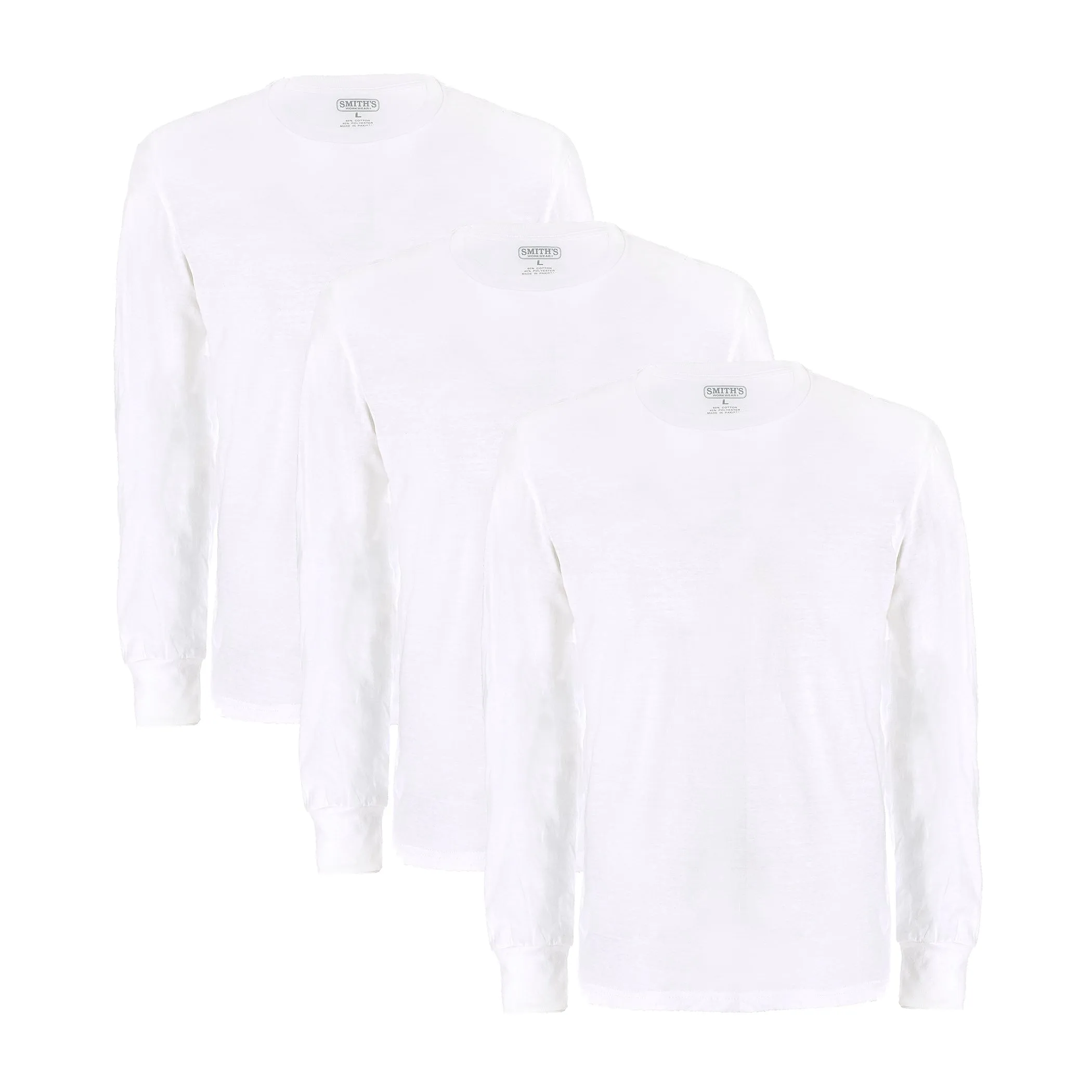 LONG SLEEVE QUICK DRY CREW NECK TEE 3-PACK