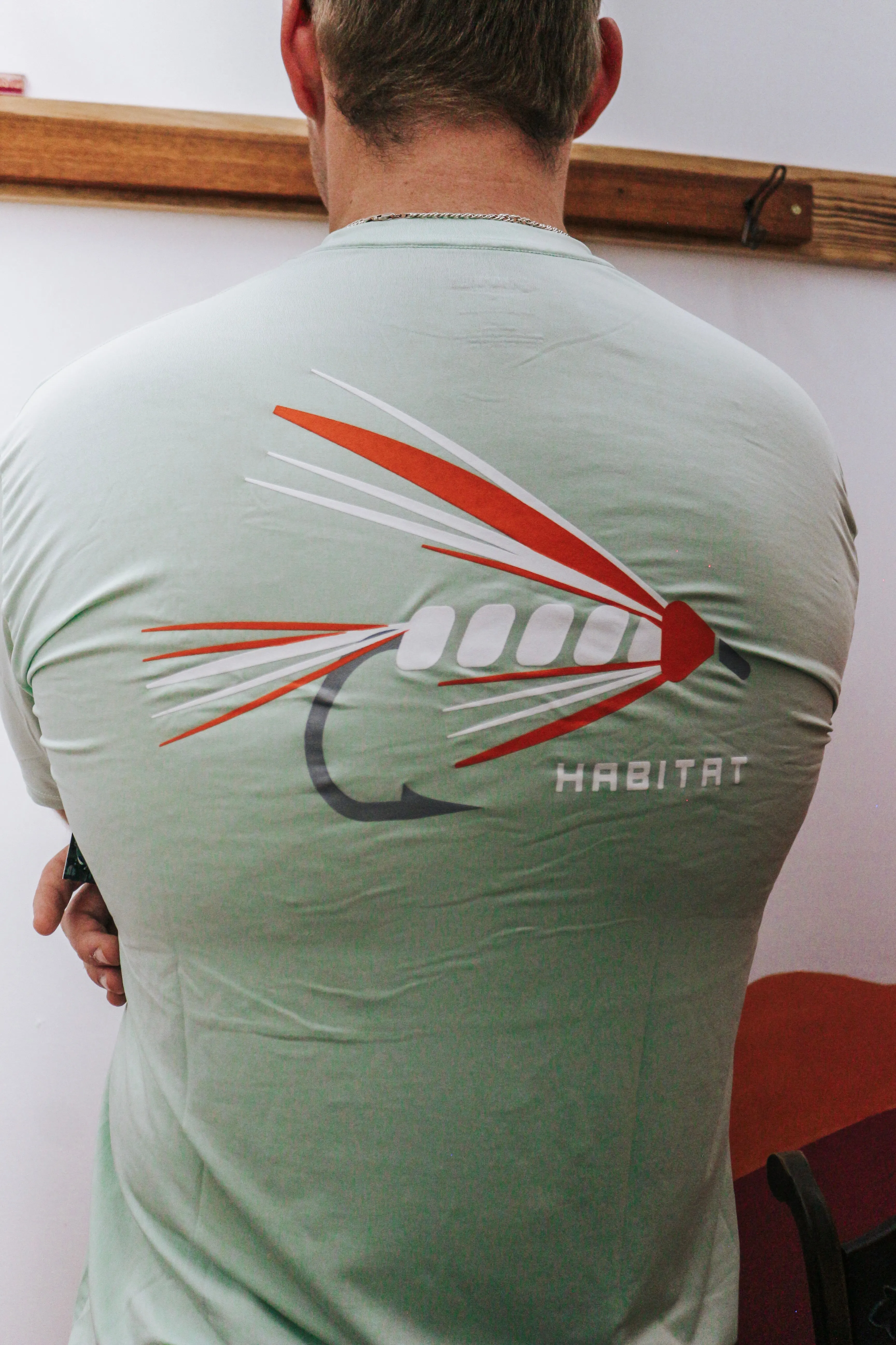 Men's Lure Light Green Lure Logo Habitat Tee