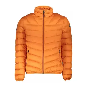 Napapijri Orange Polyamide Men Jacket