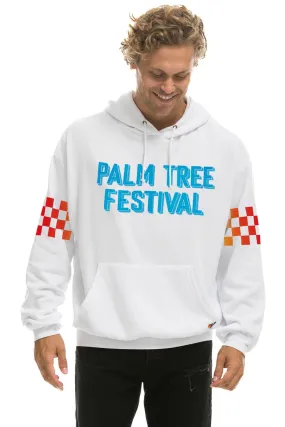 PALM TREE FESTIVAL ASPEN 2023 PULLOVER HOODIE RELAXED - WHITE