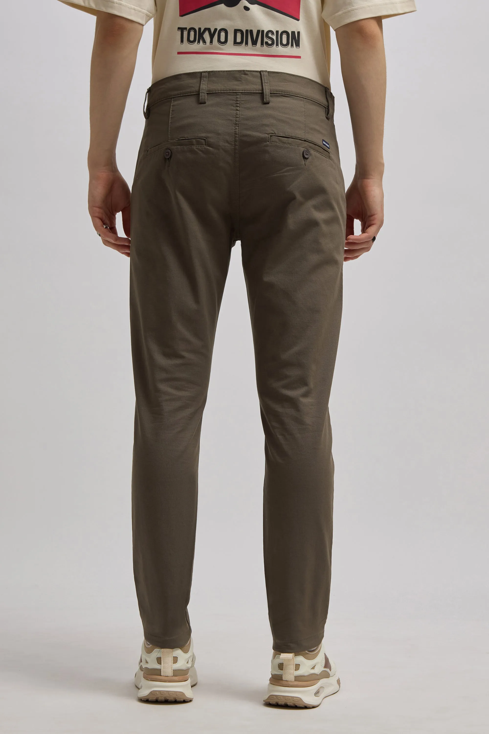 Prism - Slim Fit  Trouser - Brown