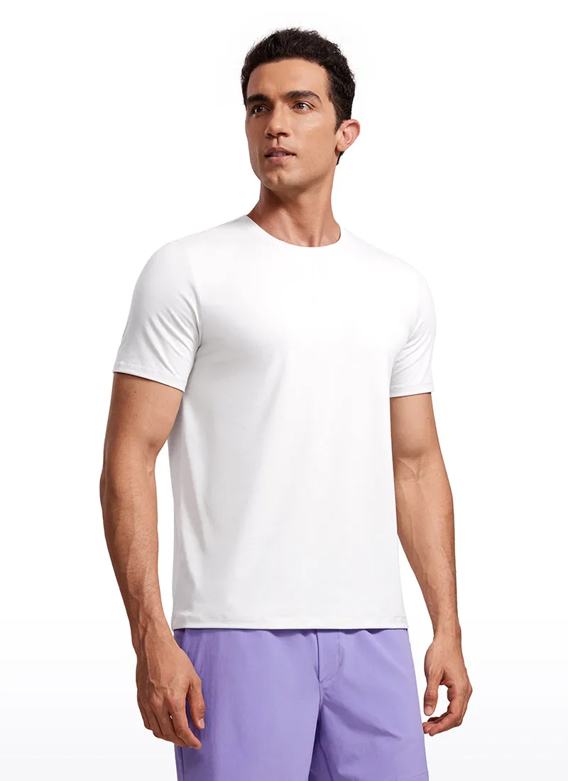 Quick Dry High Crewneck Short Sleeves Shirts