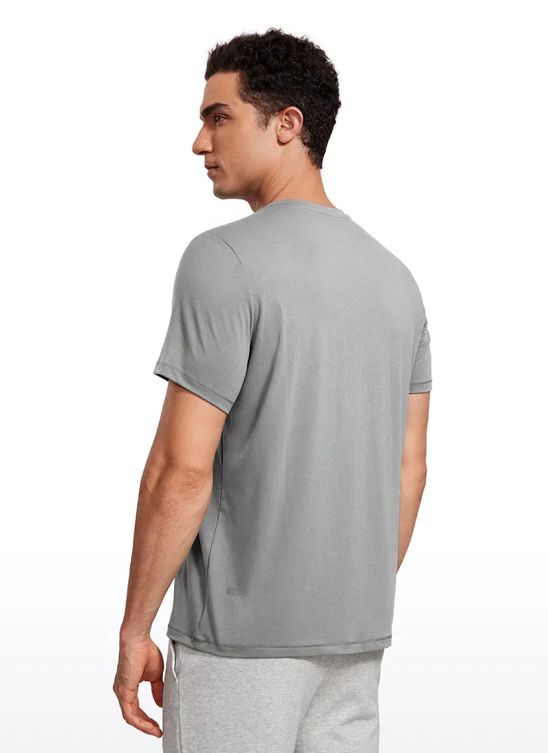 Quick Dry High Crewneck Short Sleeves Shirts