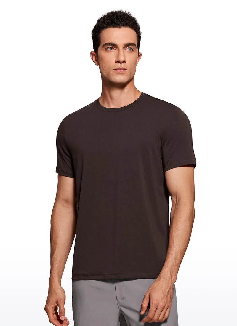 Quick Dry High Crewneck Short Sleeves Shirts