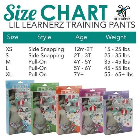 Rumparooz Lil Learnerz Trainers - 2 Pack - Retired Prints