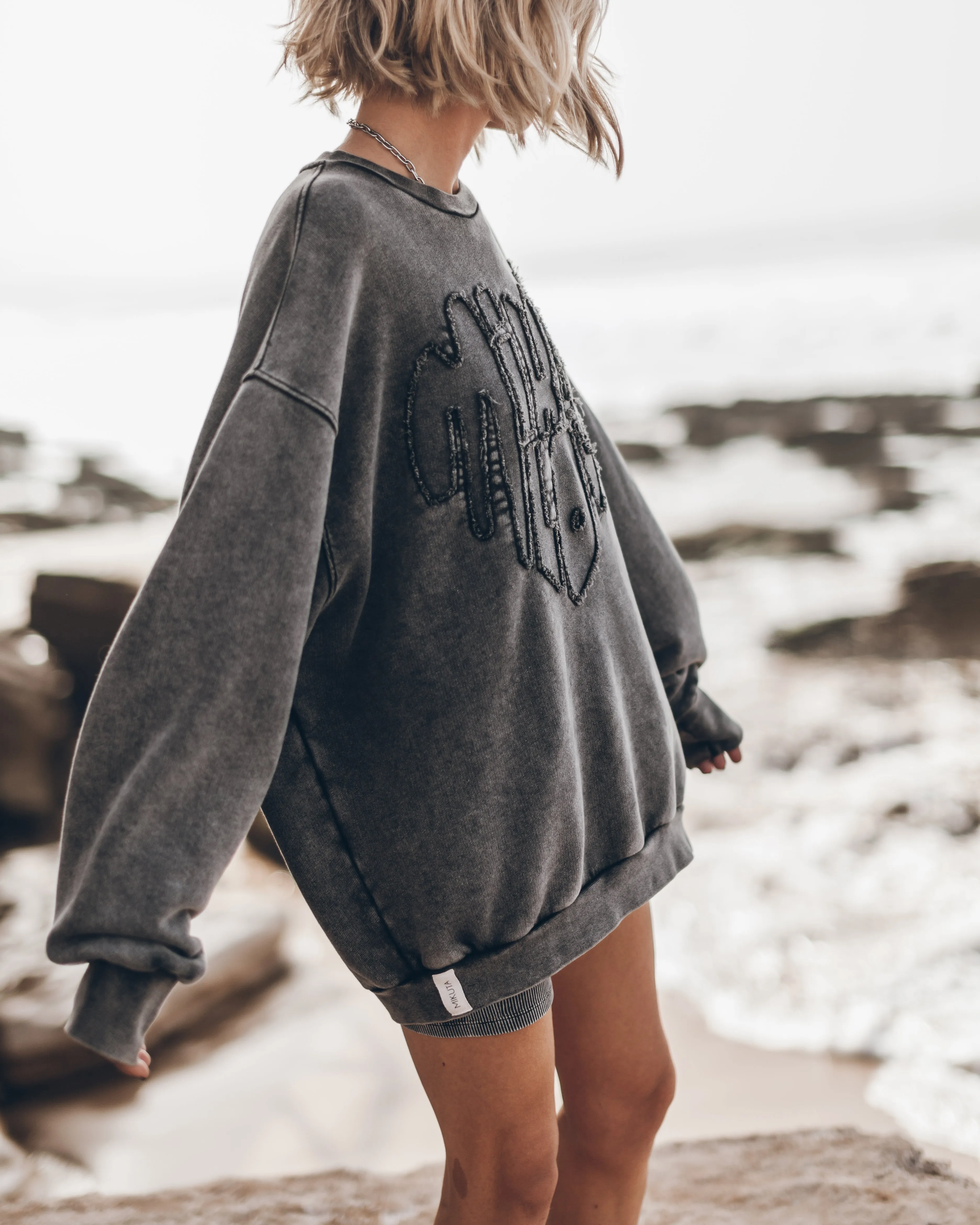 The Grey Faded Love Relaxed Sweater