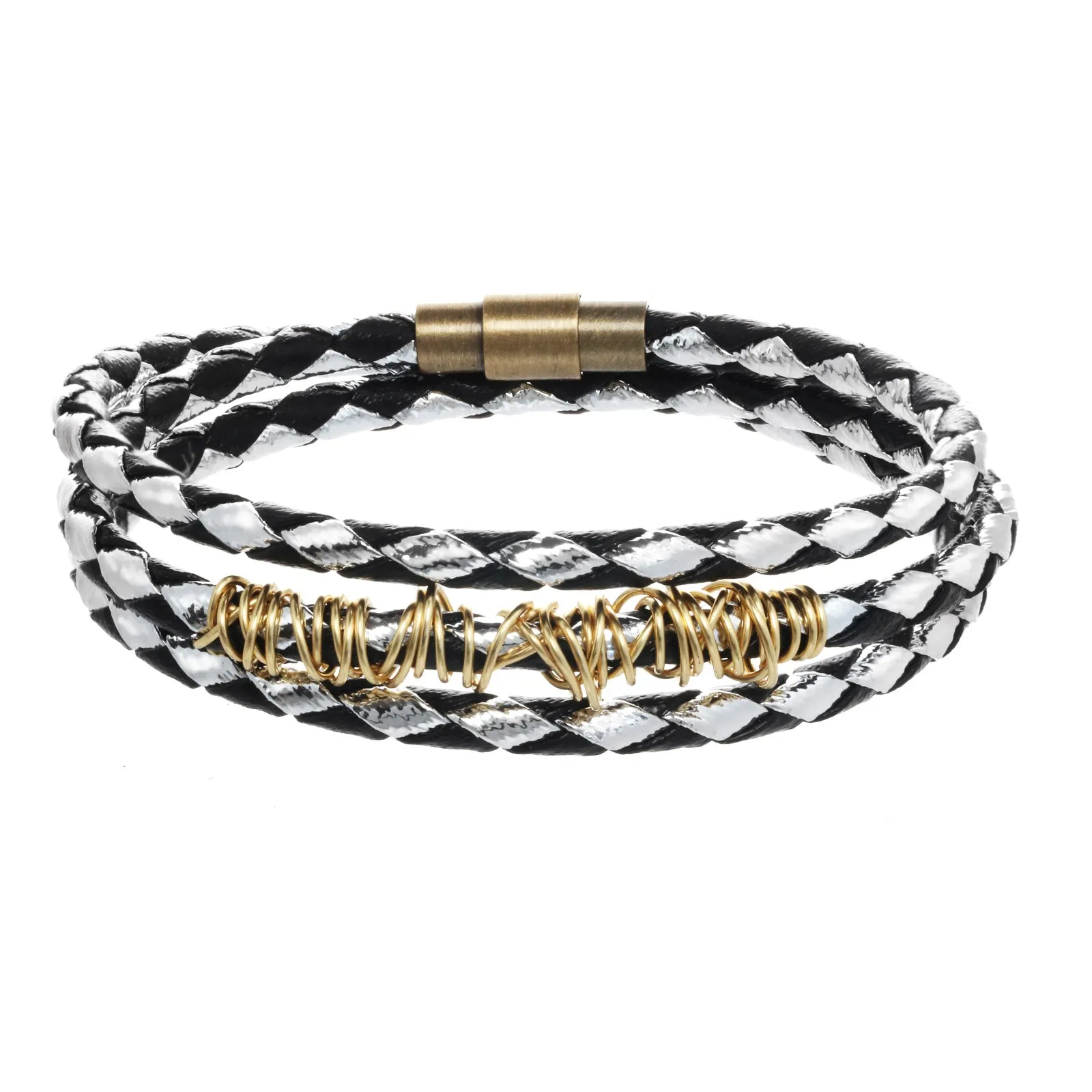 Triple-Wrap Braided Bangle