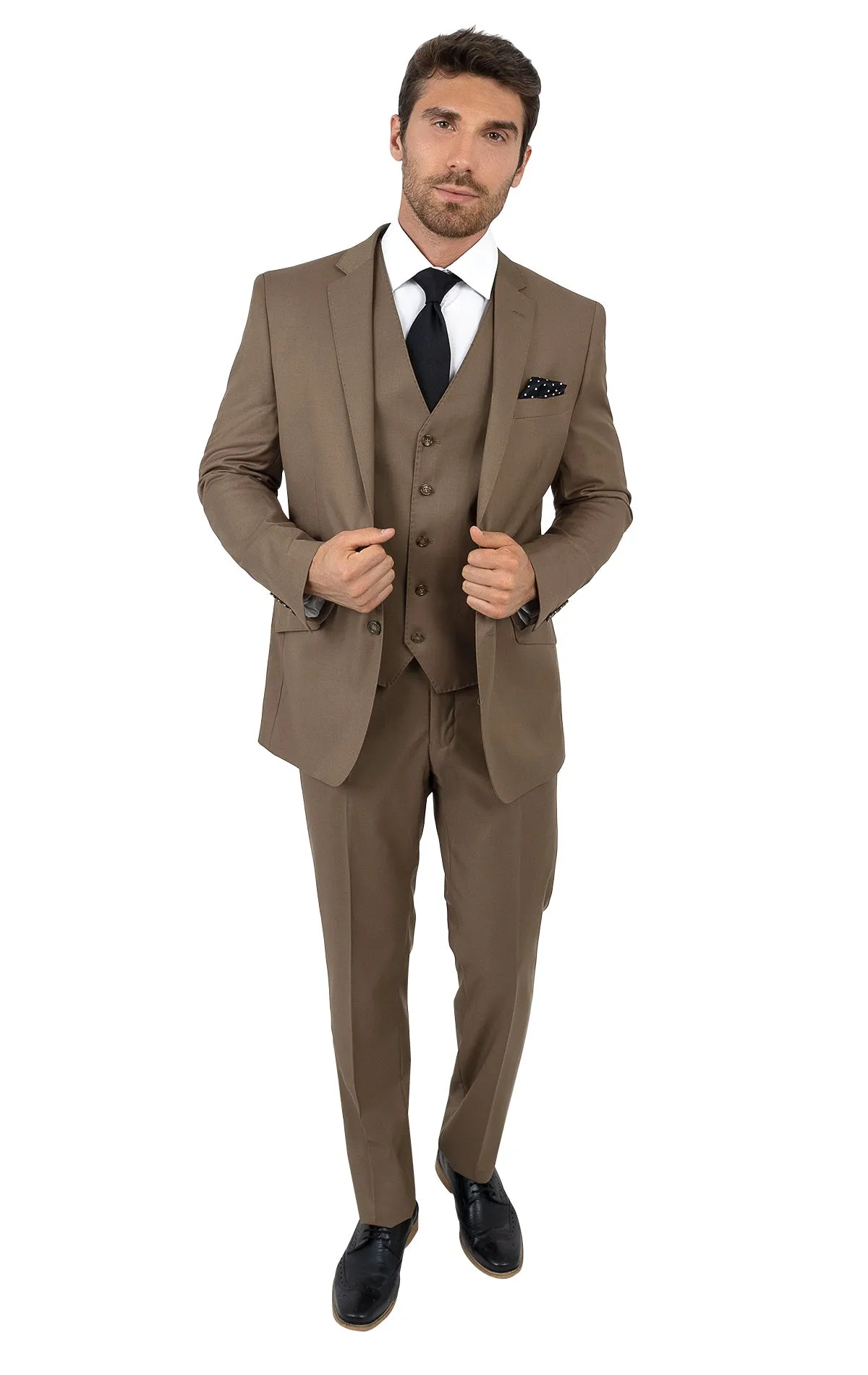 TURNER BRONZE TAILORED FIT 3 PC SUIT