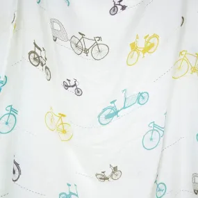 Weegoamigo Muslin Swaddle Wraps - Bicycles