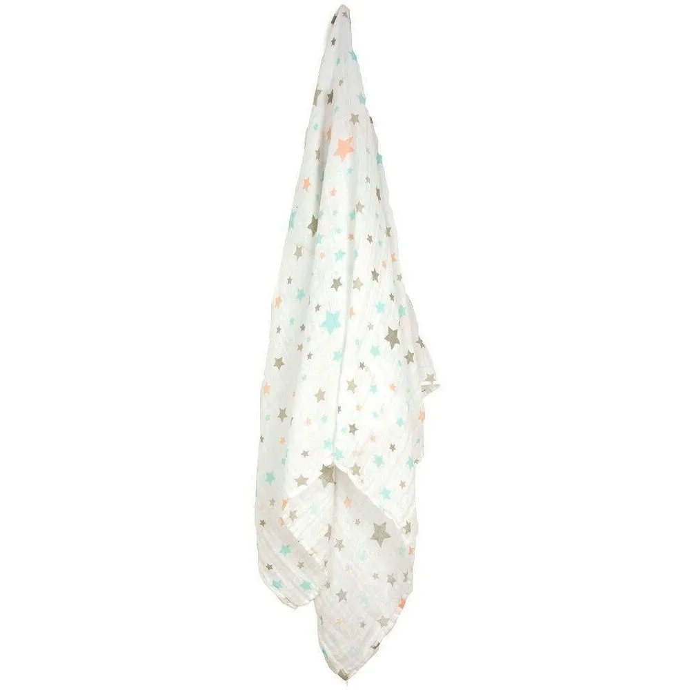 Weegoamigo Muslin Swaddle Wraps - Twinkle Blue